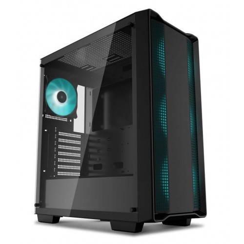 DeepCool CC560 w/ 4x LED FAN Mid-Tower Case (Black)